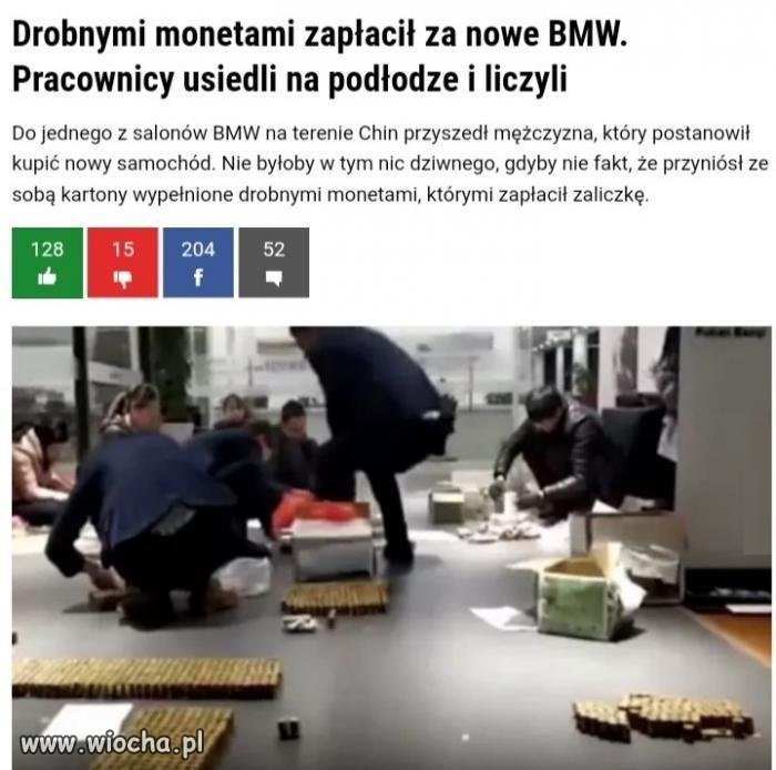 Grosz do grosza i będzie BMW