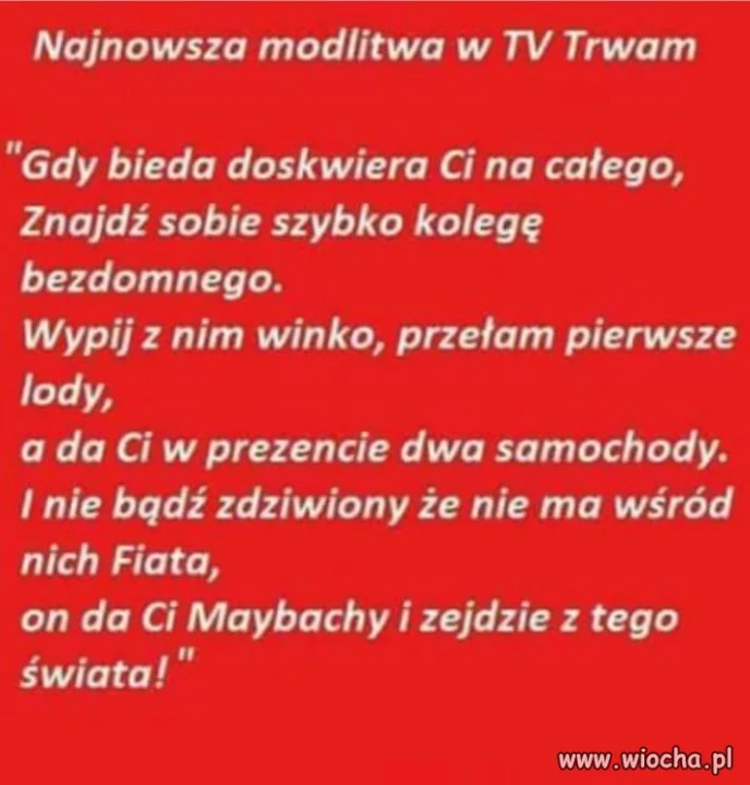 Najnowsza modlitwa