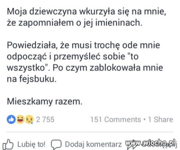 Zapomniał o imieninach