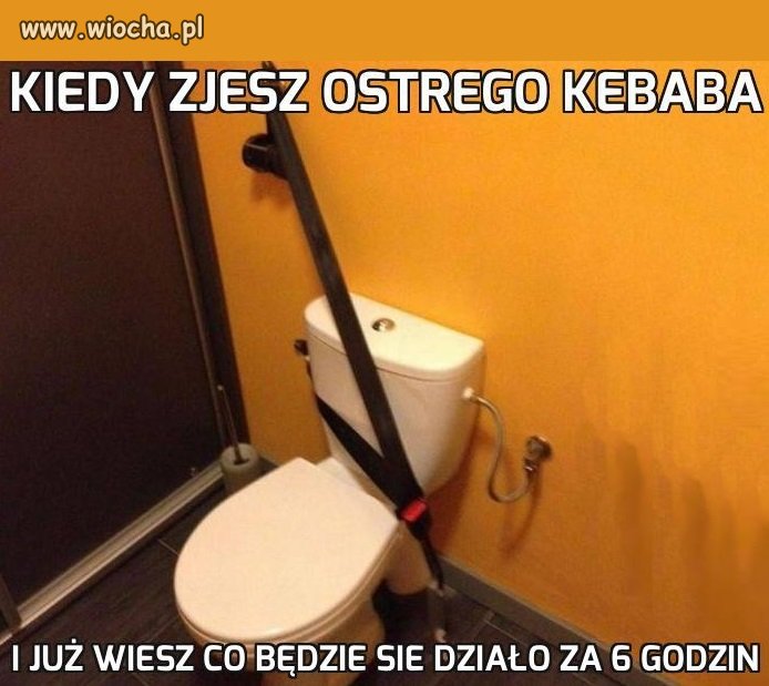 Kiedy zjesz ostrego kebaba
