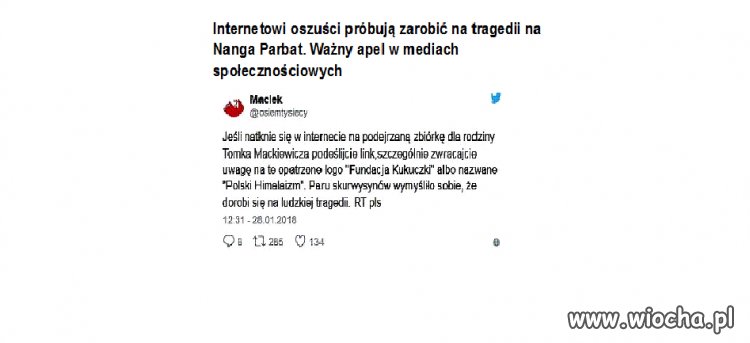 Uwaga hienny już żerują