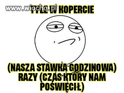 Będzie sprawiedliwie.