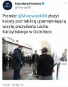 Aza rok będą składać kwiaty