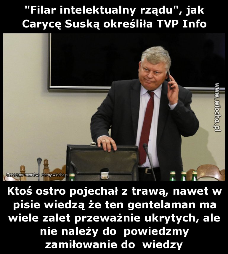 "Filar intelektualny rządu", jak Carycę