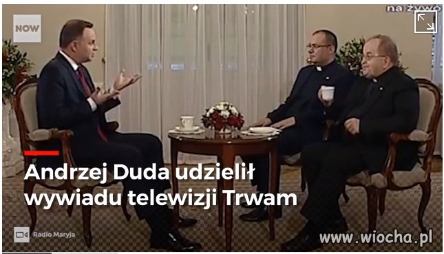 Prezydent na dywaniku u Rydzyka