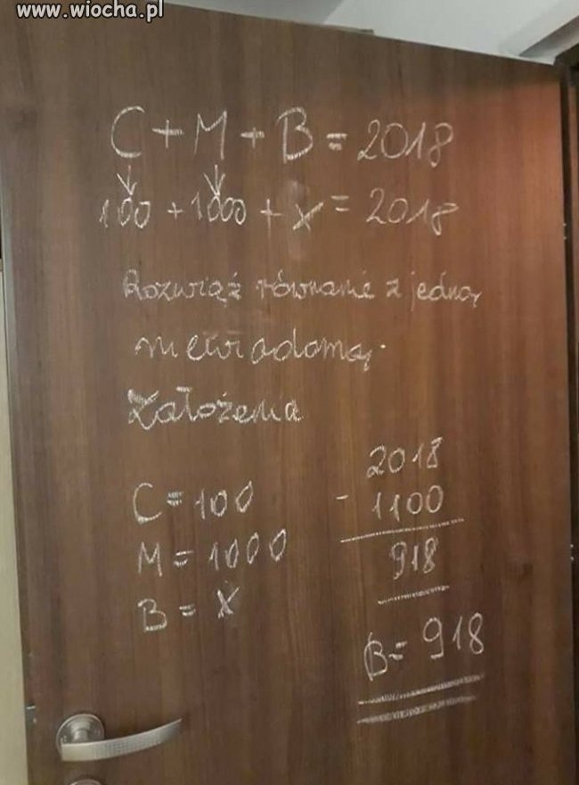 Gdy masz sąsiada matematyka
