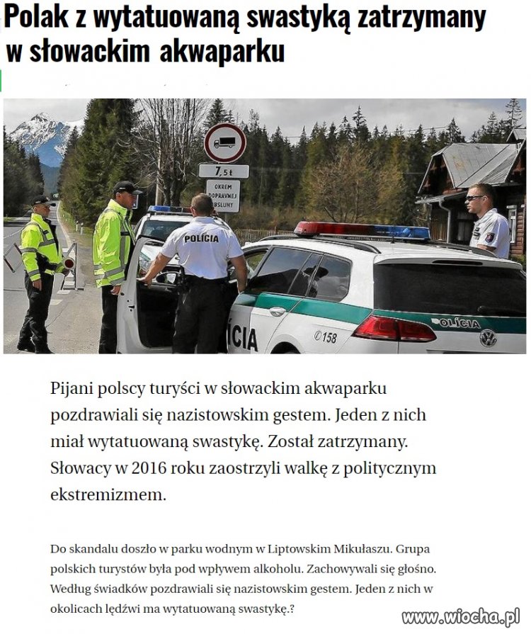 W Słowacji nie patyczkują się z idiotami z Polski