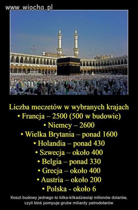 Liczba meczetów...