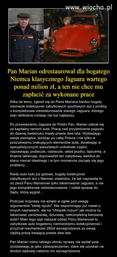 Pan Marian  "złota rączka" 