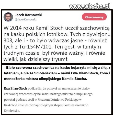 A wieśniaki dalej politykę pod sport podpinają!