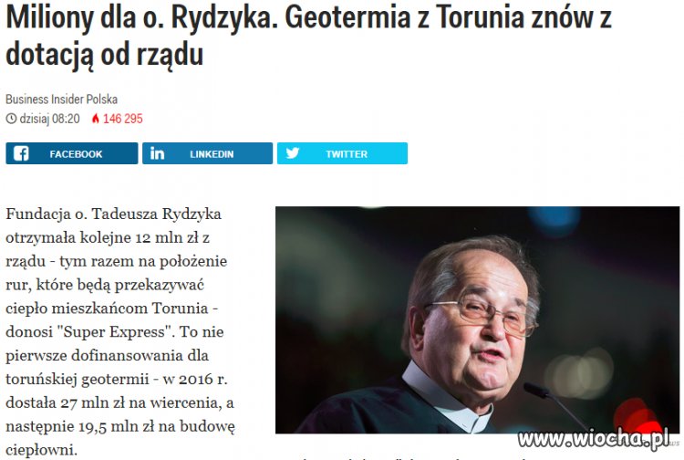 Rydzyk to ma klawe życie...