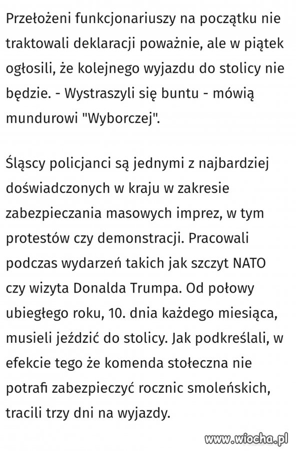 Śląscy Policjanci powiedzieli dość.