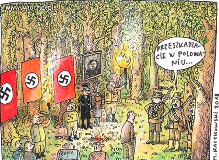 Myśliwi tak bardzo lubią strzelać do zwierząt... 