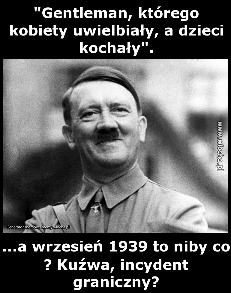 Kurna urodziny hitlera w polsce...