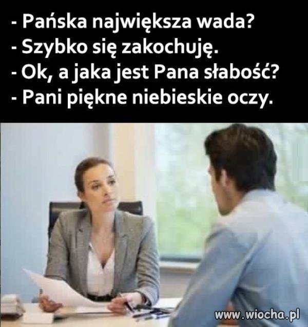 Na rozmowie o pracę