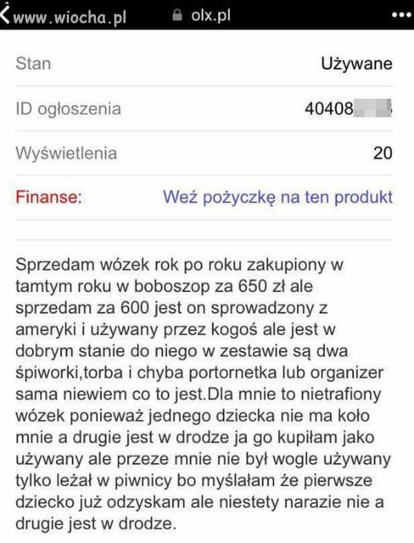 Sprzedam wózek 