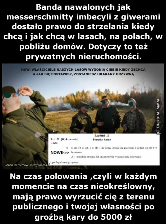 Pamiętaj ch**ie , tzn. obywatelu...