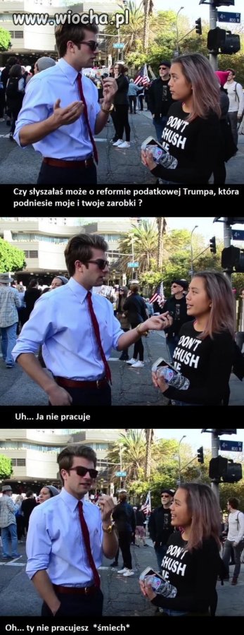 Tymczasem na protestach w USA