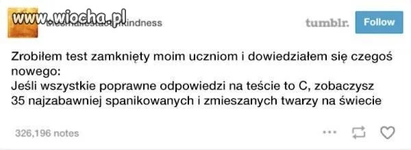 Kilka tych samych odpowiedzi rodzi mindfuck