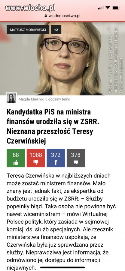 Kandydatka na MF z obywatelstwem Rosji 