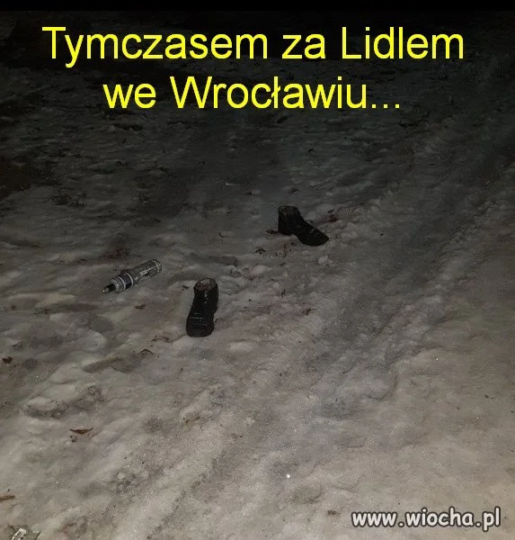 Tymczasem za Lidlem we Wrocławiu...