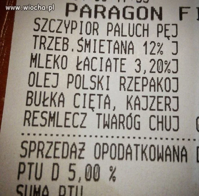 Za twaróg