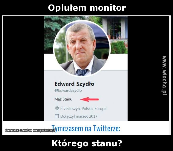 Oplułem monitor
