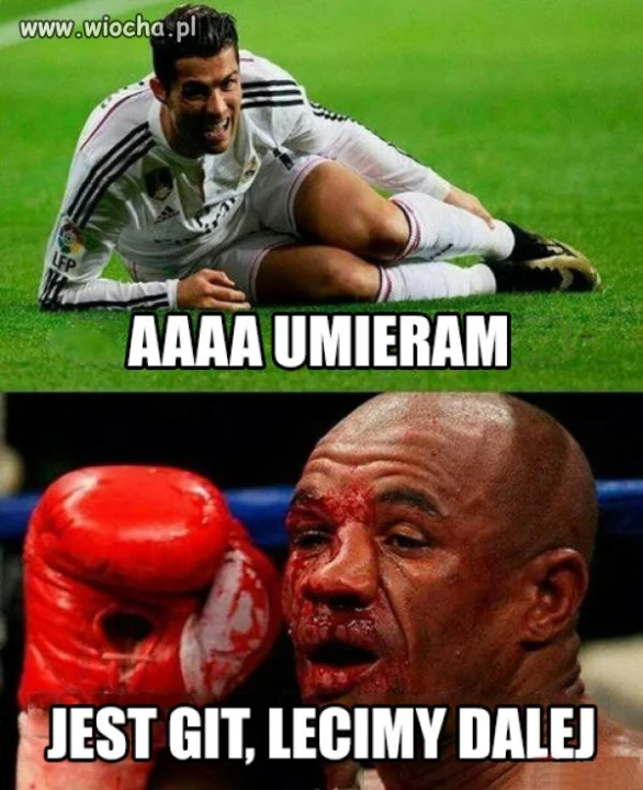 Piłka nożna vs boks