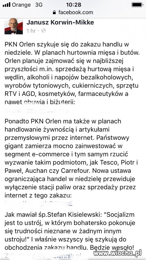 Zakaz handlu w niedzielę?