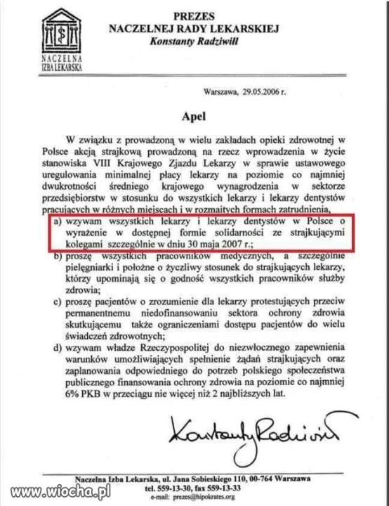 Apel Radziwiłła