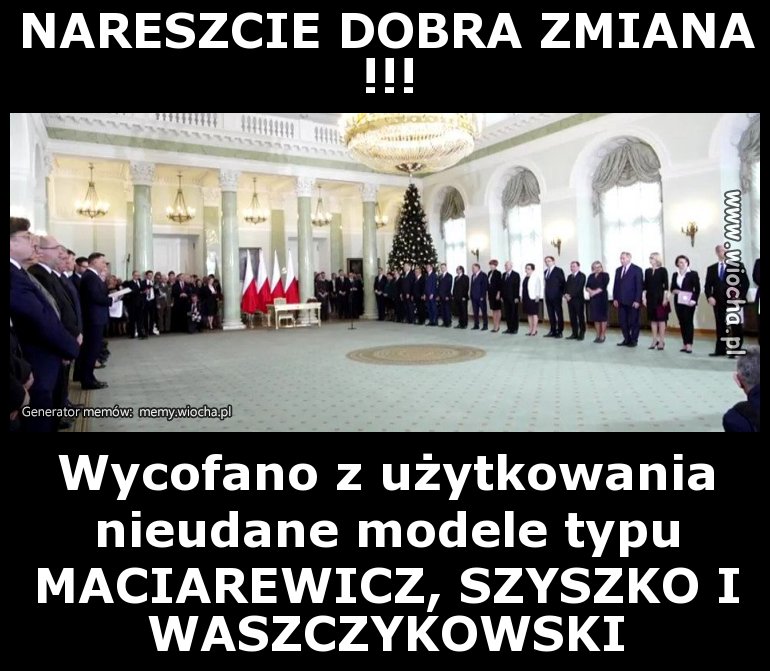 NARESZCIE DOBRA ZMIANA!!!