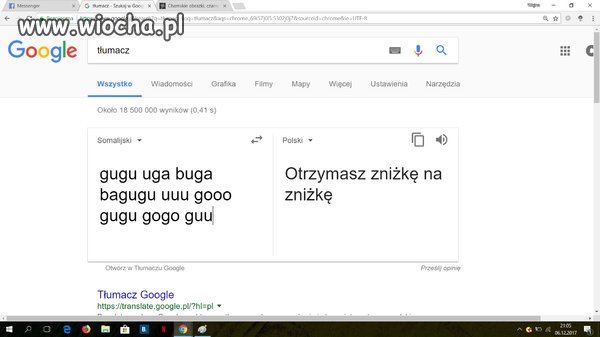 Oryginalne tłumaczenie google