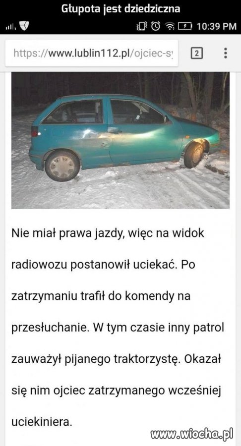 Głupota jest dziedziczna