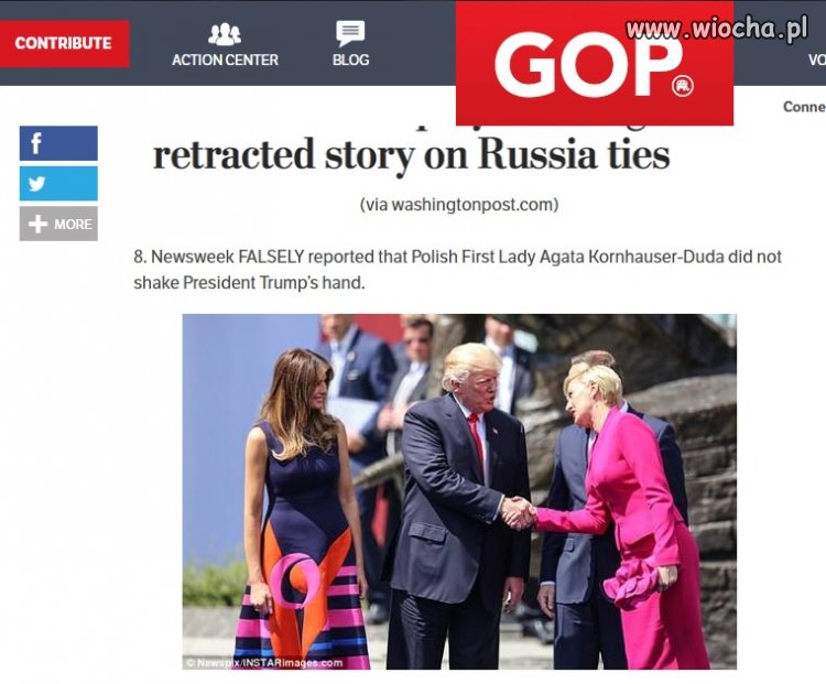 Trump przyznał 11 antynagród za fakenewsy