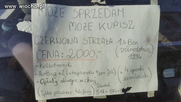 Wiocha może sprzedaje poważnie Seata