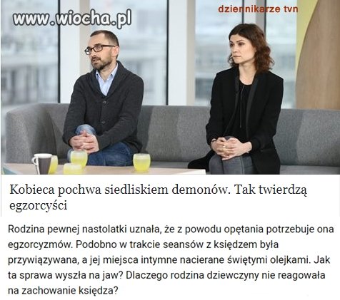 Pytanie czy ksiądz się przy tym