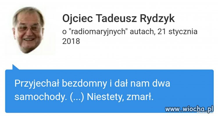 Z cyklu: ojciec Tadek radzi