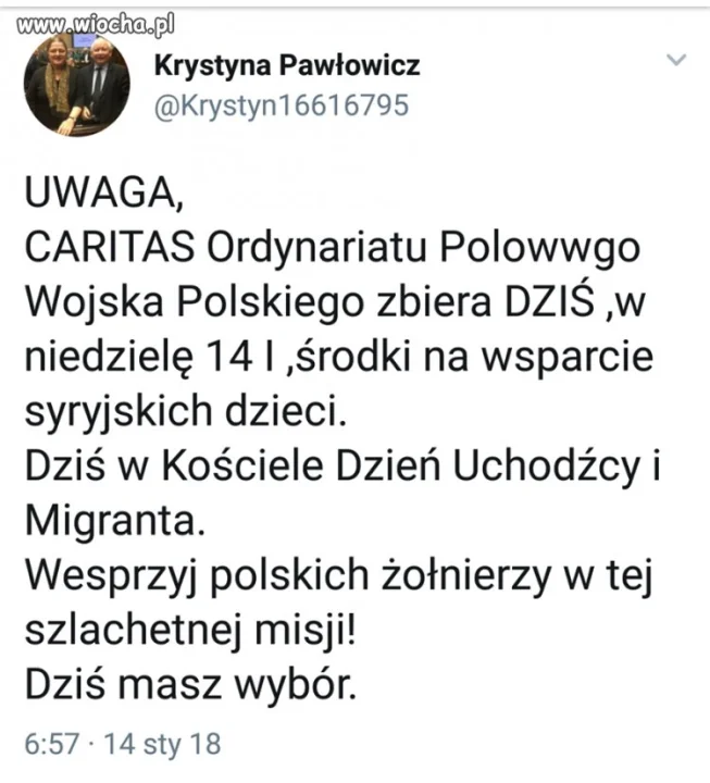Krycha znów nadaje...