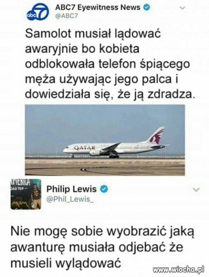 Inba w samolocie
