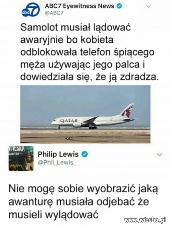 Inba w samolocie