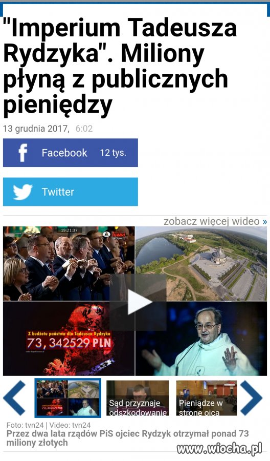 Ktoś może wie ile z tych 73 baniek poszło 
