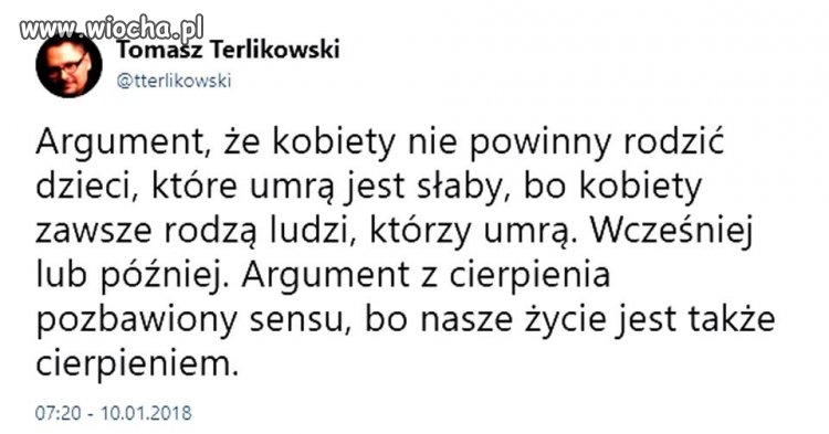 I znowu odezwał się ekspert od wszystkiego.