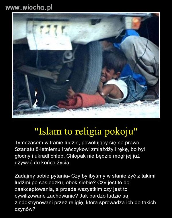 Za kradzież chleba zmiażdżyli mu rękę...