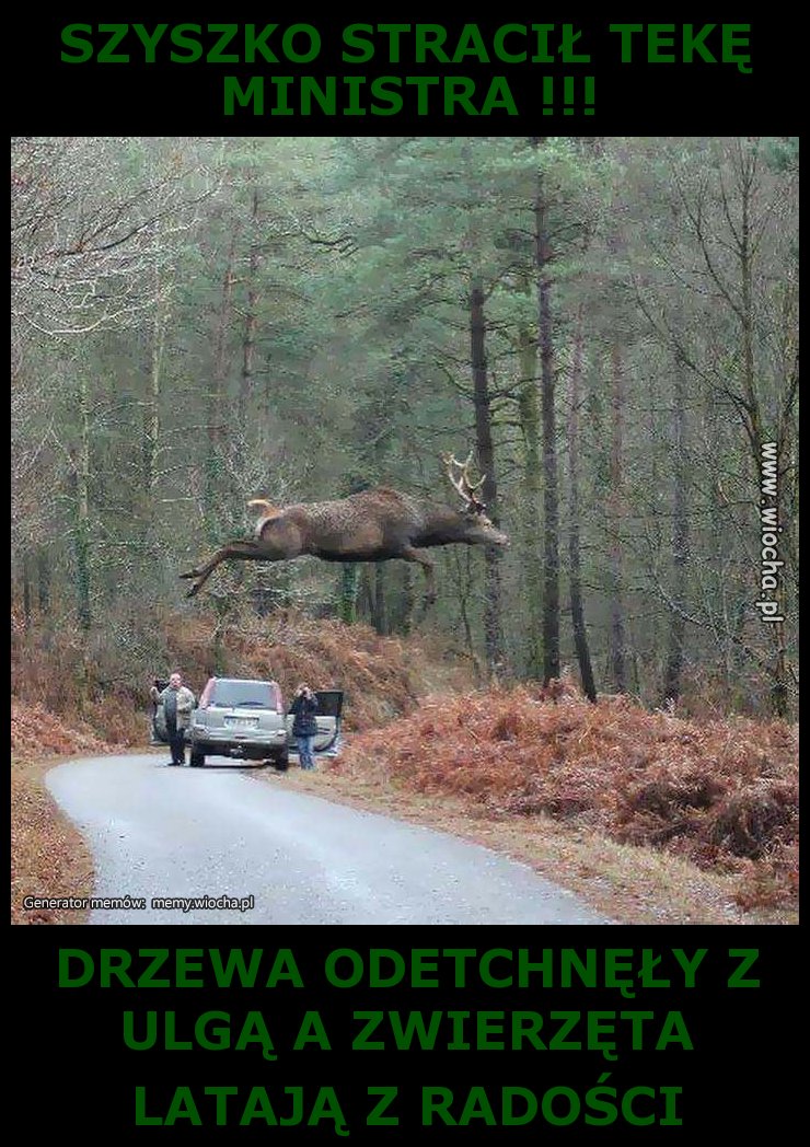 SZYSZKO STRACIŁ TEKĘ MINISTRA !!!