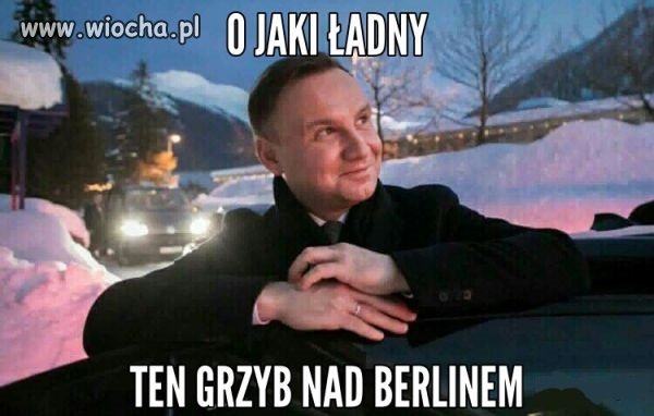 Też bym podziwiał. Jaki piękny "grzyb"!
