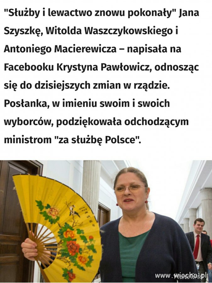 Chodzi jej o Kaczyńskiego czy Morawieckiego?