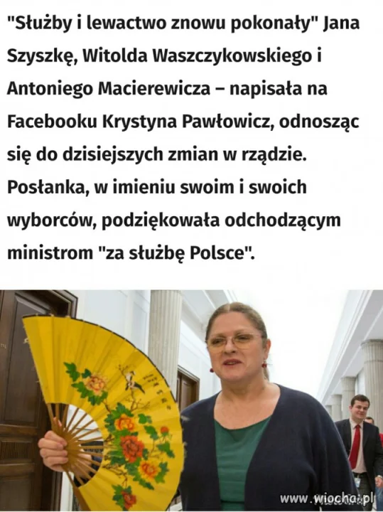 Chodzi jej o Kaczyńskiego czy Morawieckiego?