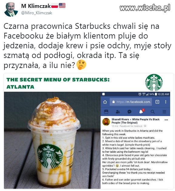 Pracownica Starbucks