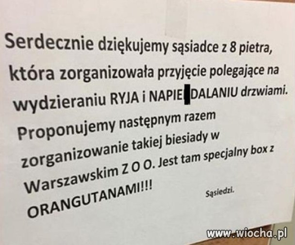Szczerzy sąsiedzi