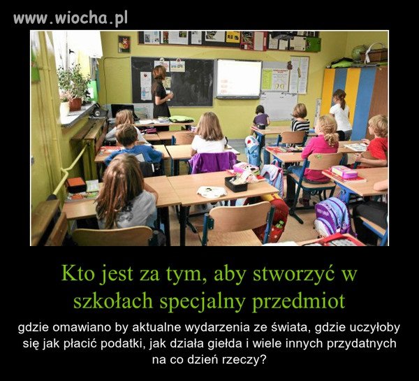 Jestem "za"! 